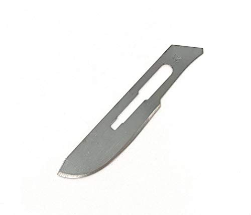 Disposable Surgical Scalpel Blades Sterile High Grade Carbon Steel 2.1% 10xx Individually Foil Wrapped Size 21 Set of 20