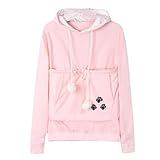 ✿ Material: Baumwollmischung mit Polyester, weiches, atmungsaktives Gewebe, überlegenes Material und hervorragende Verarbeitung. Kuschelig und warm für den Alltag. Dicke und warme Kapuzenoberbekleidung, geeignet für Herbst und Winter