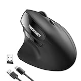 carga inalambrica samsung s7 [ 2400 DPI (Alta precisión) con 5 Niveles Ajustables ] Puede ajustar 800/1200/1600/2000/2400 DPI según sus necesidades para cambiar la sensibilidad del puntero del ratón inalámbrico recargable.
