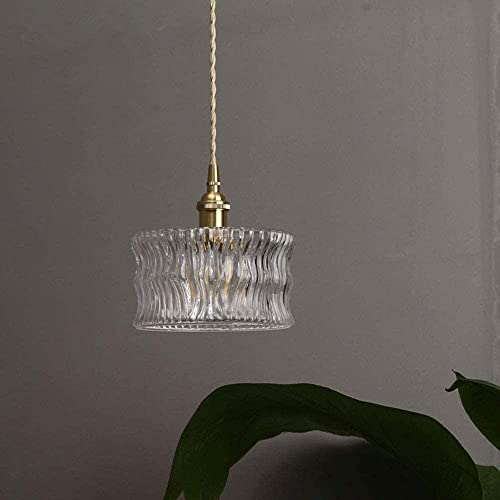 Lámpara de araña de cristal de onda con portalámparas de latón moderno y altura ajustable Times 7