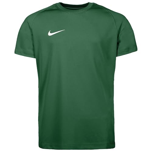 Nike Dri-Fit Park VIII Maillot De Foot À Manches Courtes pour Ado, Pine Green/White, HV8182-302, XS