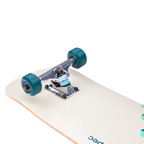 Image of Retrospec Alameda Skateboard Complete | Canadian Maple Wood Deck w / 5.5 Inch Aluminum Alloy Trucks for Commuting, Cruising, Carving & Downhill Riding
