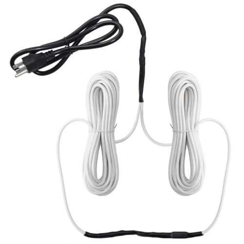 205W Soil Heating Cable with Thermostat 50Ft Electric Soil Warming Cable Energy Efficient for Greenhouse Plant