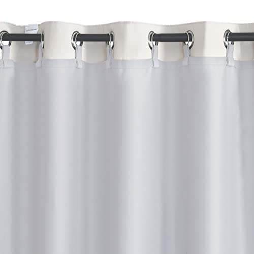 GYROHOME Doublure de Rideau occultant à Isolation Thermique, Blanc grisâtre, 1 Panneau, 127 x 238 cm, pour Rideaux de 243 cm de Long, Anneaux Inclus
