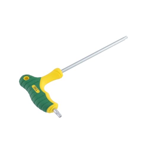 Image of Antrader T30 Torx Wrench,Anti Tamper Proof Hex Key,Chrome Vanadium Steel T-Handle Dual End Long Arm Screwdriver 2pcs,Two-tone