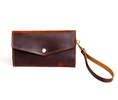 Women's Leather Clutch Wallet, Trifold Women's Wallet, Leather Wallet Women, Handbag For Women