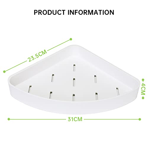 Étagère douche d'angle sans percer pour optimiser les petits coins - 3