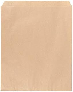 ClearBags Kraft Paper Merchandise Bags, Large | Size: 9 7/8â€ x 12 3/8â€ | Flat Retail Shopping Bags, Open-Ended Paper Bags, Product Packaging, Sealable Closure, for Gifts, Business | 100 Bags | MB4KA