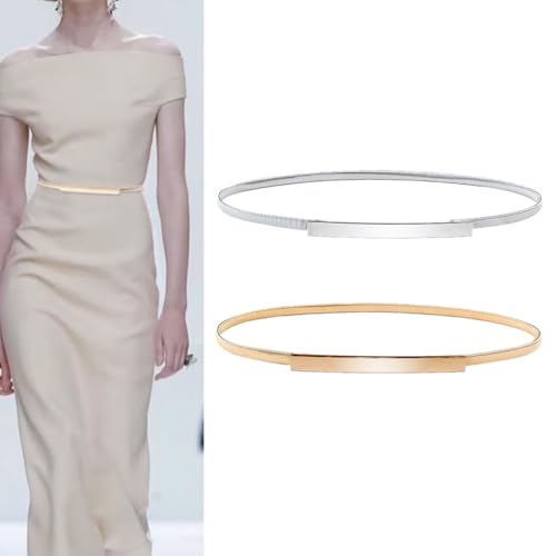 Delicate Stretchable Belt for Dresses Adjustable Waist Chain Accent Formal Occasion Wear Waist Cincher Stylish Girdle4