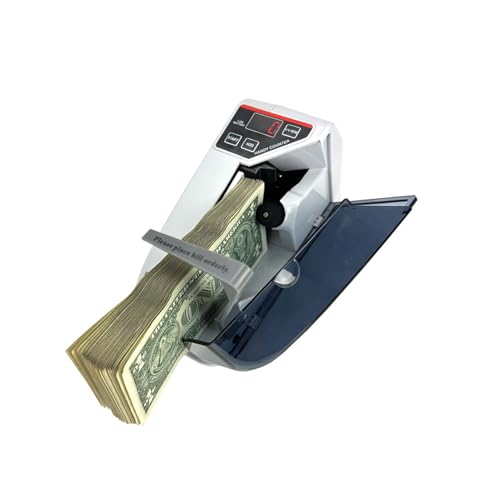 Money Counter Machine, Portable Bill Counter with Dual Power
