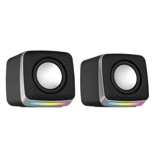 Altavoz de escritorio con cable portátil computadora audio multimedia hogar pack de 3 piezas