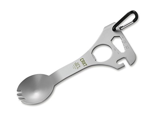 CRKT Eat'n Tool XL mes voor volwassenen, zilver, 76,5 g