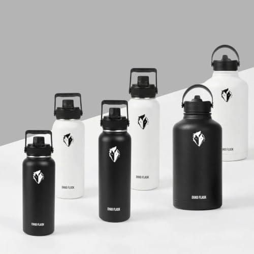 Botella Térmica Ekkovision Ekko Flask, Acero Inoxidable, Negra, 64 Onzas miniatura 2