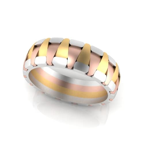 18KT (750) Yellow Gold Ring For Men_H-055-G
