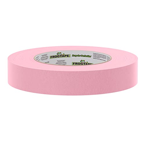Frogtape 325 Pink High Temperature Performance Grade Masking Tape, Medium-High Adhesion, 24Mm X 55M, 6 Rolls Per Pack #TOP2