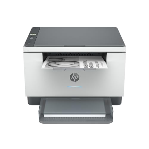 HP LaserJet M234dw 6GW99F, Impresora Láser A4 Multifunción Monocromo a Doble Cara Automática, Escaner, Copiadora (29 ppm, Wi-Fi, Ethernet, Procesador 500MHz, Memoria 64MB, Smart App) Blanca y Gris