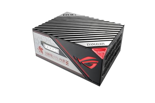 ROG Thor 1000 W Platinum II Alimentatore modulare, 80+ Platinum, certificato Lambda A++, Dissipatori ROG, Ventola PWM da 135 mm, Modalità 0dB, Pannello OLED, Cavi con custodia, Aura Sync - Alimentatore - Immagine 1