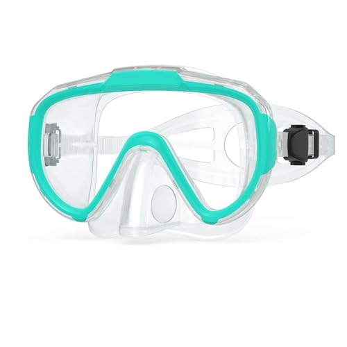 Gafas de Buceo Niños,Máscara de Buceo y Snorkeling para 4-16 Años Niños Niñas Jóvenes Máscara de Snorkel, Vidrio Templado Máscaras de Buceo, Dry Máscara Snorkel para Adultos y Adolescentes