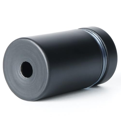 MOOCHE 4 Stück Edelstahl Glas Standoff-Schrauben, 20mm Werbung Nagel für Acryl Bild Frame Zeichen hängen, Wandmontage, mattschwarz