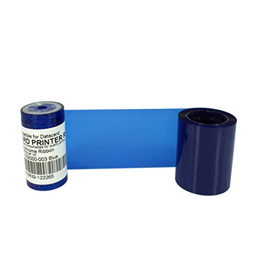 Cinta monocromática azul compatible Datacard 1000 impresiones miniatura 3