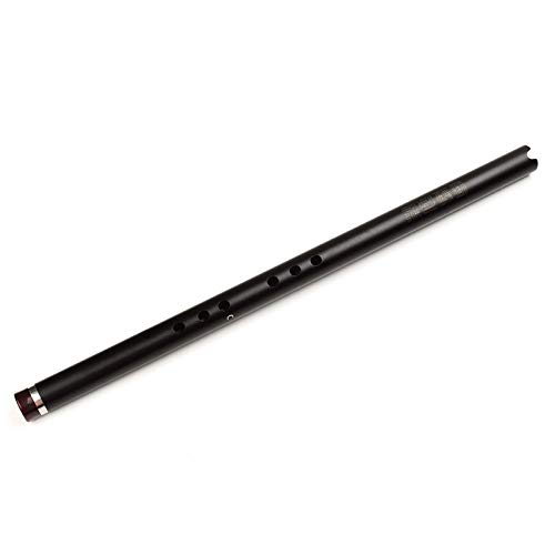 Flauta Vertical clásica Flauta pequeña de Metal de aleación de Aluminio con Instrumentos Musicales Flauta Profesional para Principiantes (Color : BB Key Black)