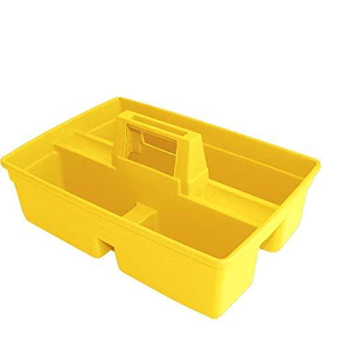 Dhwani Enterprise Caddy Bucket - Yellow ABS Plastic Material (39.4 cm x 24.4 cm x 13.3 cm) WITH CHECK DUSTER CLOTH FREE (Yellow/Blue As per available) (B07JK2K4LK) Amazon Price History, Amazon Price Tracker