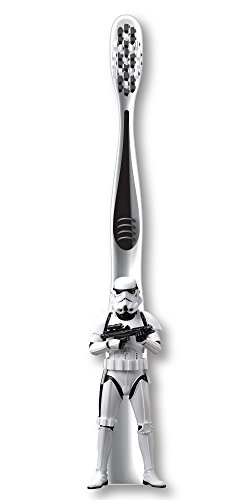 Firefly Star Wars Stormtrooper Sculpted Handle Soft Toothbrush, 1-Count