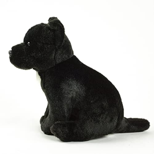 Teddys Rothenburg Pitbull/American Staffordshire Terrier 30 cm schwarz Kuscheltier Hunde Plüschhund Stoffhund