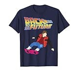 Back To The Future 8-Bit Marty on Hoverboard Graphic T-Shirt T-Shirt