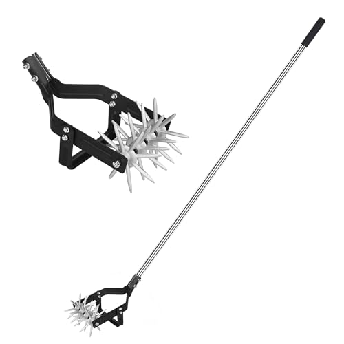 YEELOR 2-in-1 Rotary Cultivator with 67-inch Handle