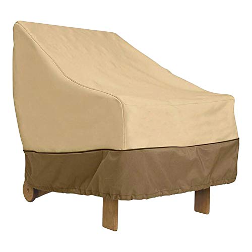 runnerequipment Deck Chair Furniture Waterproof Cover Patio Chaise Lounge Cover for Outdoor
