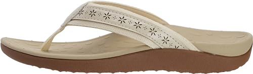 Image of Joomra Women's Flip Flops Arch Support Orthotic Thong Sandals | Plantar Fasciitis Relief, Supportive Sole, Vegan Leather Upper, Soft Toe Post, Comfortable Beach Pool Daily Use