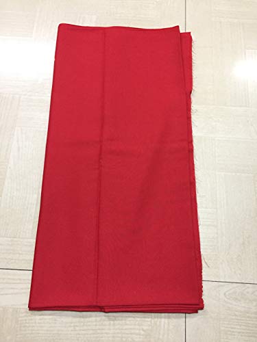 Image of BKRKJ Women's Lizibizi Cotton Unstitched Dress Material Plain Fabric by Meter for Sewing Suit,Salwar,Blouse,Shirt,Kurta,Pyjama,Pathani,Kameez,Chudidar,Patiyala (Red 13, 3 Meter)