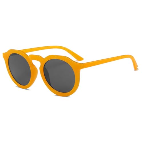 Lunettes de soleil rondes vintage pour femmes évitant l'éblouissement grâce aux verres UV400