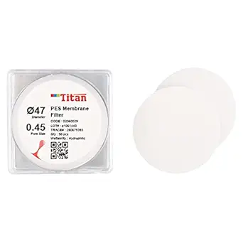 ADAMAS-BETA 100/Pk Micron Filter PES Membrane Filter 0.45um 47mm Micro Disc Membrane Filters for Laboratory Filtration