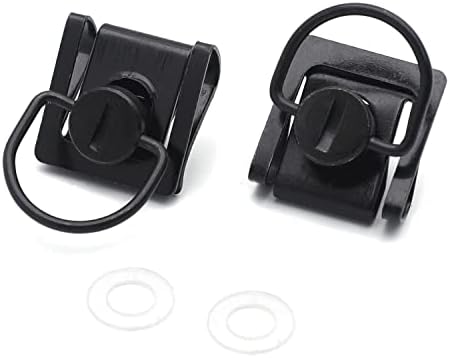 HTTMT MT278-BK Black 2 pcs Quick Release Dzus Style Motorcycle 1/4 Turn Fairing Fastener 15mm Pins