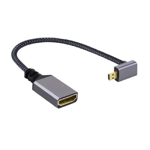 20cm 4K �}�C�N�� HDMI �݊��I�X - ���X�P�[�u�� HDVI 2.0 HDTV �A�_�v�^�[�������C���[�R�[�h�APS4 �X�C�b�`���j�^�[�ƌ݊�������(Up)