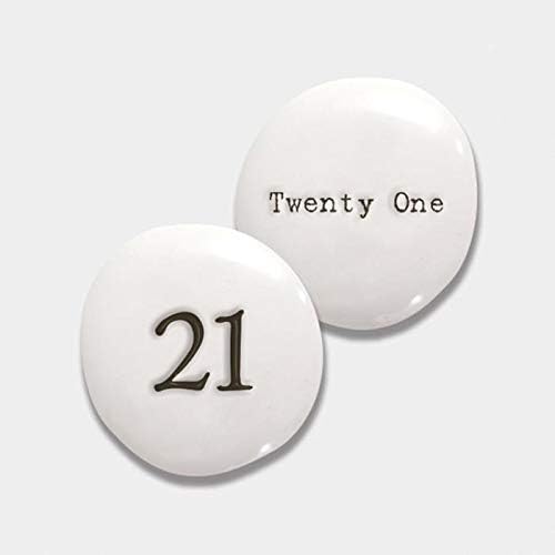 East of IndiaSentimental Porcelain Pebble - 21