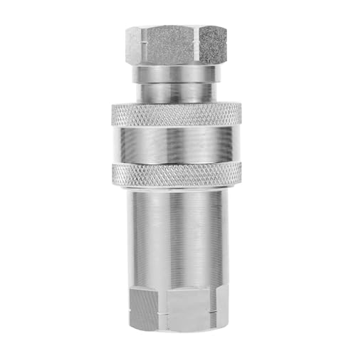 STOBAZA Hydraulic Quick Coupler 1/2 Inch Quick Disconnect Coupler Industrial Grade Dirt Cap for Protection