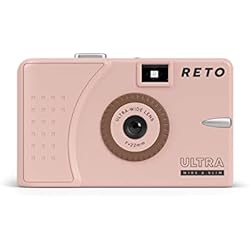 Reto Ultra Wide & Slim - Cámara analógica de Gran Angular (22 mm), Color Rosa Pastel