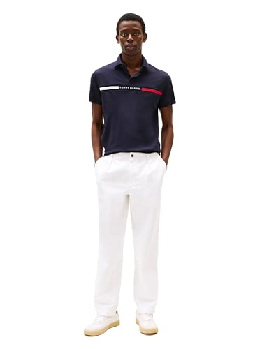Image of Tommy Hilfiger Men's Short Sleeve Casual Polo Shirts in Regular Fit with Chest Logo Designs