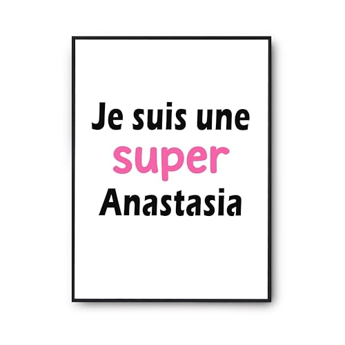 Affiche Anastasia 2 : le poster citation idéal comme cadeau humour d'anniversaire