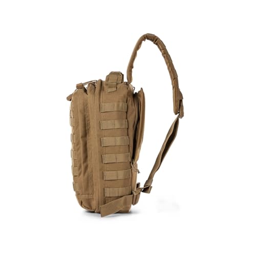 Image of 5.11 Tactical RUSH MOAB 8 Sling Pack 13L - Ambidextrous CCW Ready EDC Messenger Bag - Durable 1050D Nylon, Kangaroo, Style 56810ABR