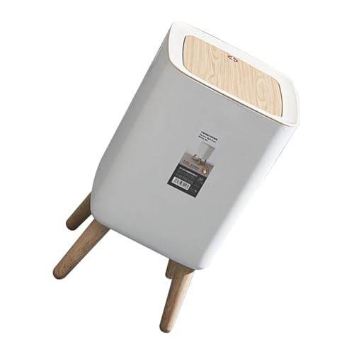 Poubelle plastique de grosse capacité Cabilock anti-odeur pour cuisine et bureau