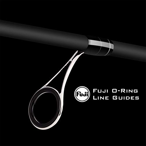 KastKing Perigee II Spinning & Casting Fishing Rods, Fuji O-Ring Line Guides, 24 Ton Carbon Fiber Casting and Spinning Rods - Two Pieces,Twin-Tip Rods and One Piece Rods