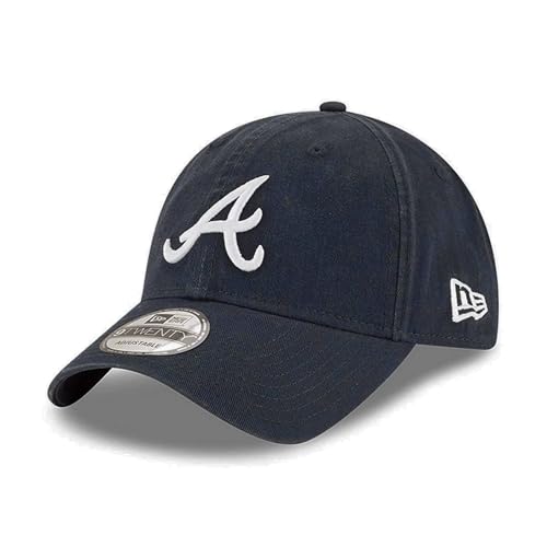 New Era Atlanta Braves MLB Team Navy 9Twenty Unstructured Strapback cap - One-Size