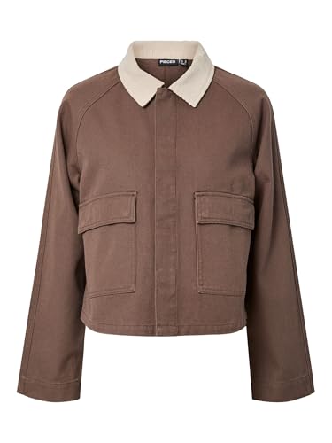 Veste en toile denim Femme PIECES veste mi-saison confortable
