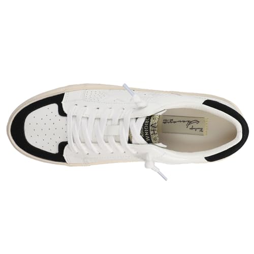 VINTAGE HAVANA Womens Reflex Slip On Platform Sneakers Shoes Casual - Black, White4