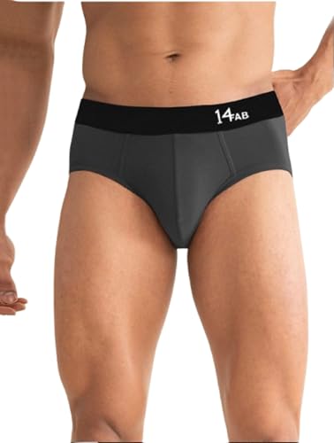 Image of PRETTIFY Super Cotton Modal Fabric Briefs for Men | Regular Fit, Ultra-Soft & Durable Exposed Waistband for All-Day Comfort-Pack of 1.