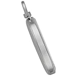 Gotham Men's Silver-Tone Ultra Thin Railroad Open Face Quartz Pocket Watch # GWC15026S - Image 3